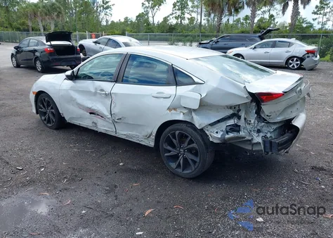 2020 Honda Civic Sport z USA, uszkodzony, nr VIN 19XFC2F82LE007408